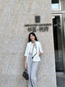 長條小絲巾女2025新款系脖領(lǐng)巾高級感圍脖搭配襯衫圍巾送女士禮物 黑白條紋 約15*150cm 曬單實拍圖