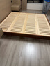 南躍無(wú)床頭床排骨架床純實(shí)木櫸木大小戶(hù)型無(wú)靠背床架2米1.5定制尺寸 櫸木排骨架床 180cm*200cm 曬單實(shí)拍圖