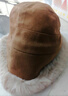 稻草人帽子女冬季新款加絨加厚保暖盆帽顯臉小簡(jiǎn)約時(shí)尚百搭漁夫帽蒙古帽 卡其色 均碼 曬單實(shí)拍圖