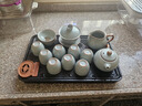 京東京造 茶具整套 功夫茶具套裝帶茶盤茶壺茶杯 天青汝窯西施壺 16件 曬單實拍圖