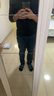 布先生明星同款長(cháng)袖T恤男士小白T內搭 長(cháng)袖標準T-圓領(lǐng)-黑色 L(175) 曬單實(shí)拍圖