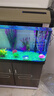 松寶魚(yú)缸水族箱客廳家用落地玻璃大中小型金魚(yú)缸懶人生態(tài)免換水帶柜子 80CM魚(yú)缸(含顯示屏)+造景+木柜 曬單實(shí)拍圖