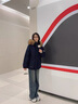 歐迪惠（Oudihui）羽絨棉服女冬季2025年新款連帽羽棉襖絨服女外套小個(gè)子工裝派克服 藏青色 S 曬單實(shí)拍圖