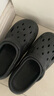 名創(chuàng  )優(yōu)品（MINISO）洞洞鞋男士夏季外穿防滑厚底eva踩屎感涼鞋防臭海邊沙灘包頭拖鞋 曬單實(shí)拍圖