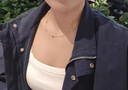 伊燦四葉草彩色鋯石項鏈女2025新款爆款鎖骨鏈輕奢小眾高級感頸鏈配飾 四葉草彩色鋯石項鏈 曬單實拍圖