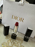 迪奧DIOR【鄧為推薦】烈艷藍金口紅絲絨720啞光唇膏化妝品生日禮物女 曬單實拍圖