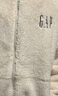 GAP男女裝抱抱絨字母logo抓絨立領(lǐng)外套休閑上衣609070 米色 L (175/96A) 亞洲尺碼 曬單實(shí)拍圖