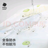 babycare寶寶吃飯罩衣兒童圍兜嬰兒反穿衣防臟輔食圍裙 藍茵樂(lè )章 90碼  曬單實(shí)拍圖