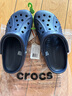 crocs卡駱馳貝雅洞洞鞋沙灘鞋|10126 深藍(lán)-410 40(250mm)  曬單實(shí)拍圖