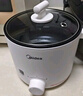 美的（Midea）電煮鍋 小電鍋 電蒸鍋 長(cháng)柄 宿舍小鍋 多功能輔食鍋 學(xué)生宿舍泡面XZE2017 1.6L配蒸籠【國家補貼】 曬單實(shí)拍圖