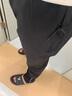 主意范軟殼沖鋒褲男側邊拉鏈速干冰絲褲子男夏彈力直筒工裝戶(hù)外登山長(cháng)褲 AX01327黑色（升級版） 2XL 145-165斤 曬單實(shí)拍圖