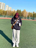 趣米樂(lè)淺灰色運(yùn)動(dòng)直筒休閑褲女夏季2025新款小個(gè)子高腰顯瘦寬松闊腿衛(wèi)褲 白灰色 L 【建議110-120斤】 曬單實(shí)拍圖
