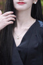 伊燦劉亦菲同款方塊吊墜項鏈女輕奢小眾高級感鎖骨鏈2025新款爆款頸鏈 劉亦菲同款方塊吊墜項鏈【金色】 曬單實(shí)拍圖