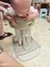 iuu寶寶站立洗澡神器嬰兒 小孩洗屁屁輔助器兒童防滑洗澡架洗澡盆 【高/寬度可調】免安裝-奶油棕 材質：高端ABS原料，安全無異味 曬單實拍圖