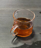 憶壺茶 玻璃小茶杯功夫茶具套裝家用待客泡茶杯子帶把辦公室喝茶杯4只裝 曬單實(shí)拍圖