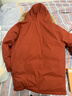 鴨鴨兒童羽絨服2025新款冬季加厚毛領(lǐng)鴨絨外套中大童冬裝潮 桔色 160 曬單實(shí)拍圖