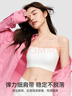 FitonTon無痕內(nèi)衣女帶胸墊吊帶細肩帶內(nèi)衣夏薄款抹胸防走光外穿無鋼圈背心 曬單實拍圖
