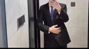 花花公子（PLAYBOY）免燙西服套裝男春秋季韓版潮流結婚禮服小西裝男士休閑三件套裝 CGHHTX8TZ黑色三件套 XL 曬單實(shí)拍圖