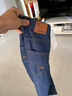 長(cháng)街九月 彈力牛仔褲男士2025秋冬季款寬松直筒大碼男裝耐磨干活工作長(cháng)褲 8010藍色+8010黑色 常規 31 曬單實(shí)拍圖