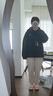 美津濃戶(hù)外沖鋒衣男春秋連帽夾克防風(fēng)防水三合一情侶登山服 黑色 M 曬單實(shí)拍圖