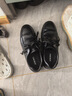 奧康（Aokang）男鞋男士商務(wù)休閑鞋英倫舒適低幫圓頭系帶皮鞋 黑色41碼 曬單實(shí)拍圖