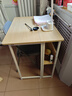 帥力折疊電腦桌 帶書(shū)架一體桌宿舍書(shū)房板式學(xué)習小桌子SL8391Z 曬單實(shí)拍圖