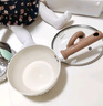 蘇泊爾（SUPOR）輔食鍋套裝輔食鍋嬰兒蒸煮炒一體小奶鍋不粘鍋多合一陶瓷鍋18cm 曬單實(shí)拍圖