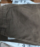 森馬（Semir）王安宇同款丨休閑褲男25冬磨毛寬松闊腿男褲通勤褲子109725127106 曬單實(shí)拍圖