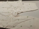 七采雛菊【褲腿可開(kāi)】春秋嬰兒套裝純棉新生兒貼身衣服偏襟寶寶秋衣褲打底 綠色 常規 綠色四葉草-偏扣套裝 90 （23-27斤合適） 曬單實(shí)拍圖