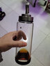 華派（TQVAI）玻璃油壺自動(dòng)開合廚房防漏裝油瓶子家用調(diào)料罐醬醋壺調(diào)味瓶調(diào)料罐 自動(dòng)開合-350ml 曬單實(shí)拍圖