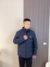 老爺車(chē)（LAOYECHE）中老年羽絨服男冬季新款保暖厚款鴨絨高端休閑立領(lǐng)男士外套爸爸裝 霧霾藍 XL (180) 曬單實(shí)拍圖
