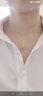 中國黃金（CHINA GOLD）好運錦鯉黃金項鏈女平安扣足金鑲玉吊墜生日禮物送女朋友 足金余生有你吊墜贈銀鏈+摯愛(ài)禮盒【紀念品】 曬單實(shí)拍圖