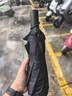 小魔全自動晴雨傘大號加固加厚抗風(fēng)折疊傘遮陽傘黑膠太陽傘24骨可定制 曬單實拍圖