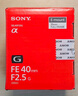索尼（SONY）【保價(jià)11.11】FE 40mm F2.5 G 全畫(huà)幅定焦G鏡頭 SEL40F25G 曬單實(shí)拍圖