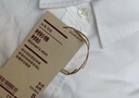 無(wú)印良品（MUJI）女式水洗平紋襯衫領(lǐng)襯衫女純棉長(zhǎng)袖襯衣外套內(nèi)搭女士秋季女裝上衣 白色 L （165/88A） 曬單實(shí)拍圖