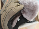 西域駱駝抗寒零下40度棉鞋男冬季加絨加厚保暖戶(hù)外登山鞋東北雪地靴男大碼 卡其711 42 曬單實(shí)拍圖