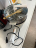 美的（Midea）電炒鍋 電火鍋 電蒸鍋 電煮鍋 家用多用途炒菜專用鍋 4L一體電熱鍋不粘鍋 HGE2811B 配蒸籠木鏟 曬單實拍圖