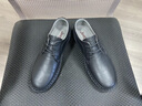 Jeep吉普男鞋秋冬休閑皮鞋男新品軟底真牛皮英倫商務(wù)正裝鞋潮流休閑鞋 黑色【標準皮鞋碼】 41 曬單實(shí)拍圖