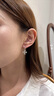 APM Monaco銀白色十字架不對稱(chēng)圈形耳環(huán)女2025年新款女士耳飾生日禮物 曬單實(shí)拍圖