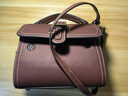 viney牛皮單肩包包女包斜挎包手提包輕奢生日禮物送女友老婆 【咖啡】高檔實(shí)用媽媽包中年 曬單實(shí)拍圖