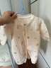婧麒（JOYNCLEON）新生嬰兒衣服秋冬季初生寶寶連體衣純棉夾棉加厚哈衣爬服冬裝 帕比蘿卜 59cm 曬單實(shí)拍圖