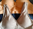 家妮兒 哺乳內(nèi)衣夏季薄款【2件裝】孕婦文胸懷孕期專用背心式胸罩透氣 背心式前開扣哺乳內(nèi)衣膚色+淺灰 42/95AB杯-3XL(135-155斤) 曬單實拍圖