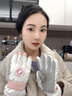 米夏可三麗鷗滑雪手套女冬季加厚絨hellokitty騎行騎車(chē)保暖棉手套可觸屏 hellokittyB款-【正版授權】 曬單實(shí)拍圖