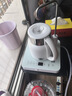 容聲（RONGSHENG）自動(dòng)上水電熱燒水壺家用燒水功夫茶具泡茶套裝抽水煮茶器電磁爐智能保溫一體機快壺電壺茶臺茶幾 0.8L 白色 曬單實(shí)拍圖