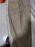 AEMAPE蘋(píng)果高端純棉休閑褲男士春秋季新款男褲寬松直筒商務(wù)西裝褲子秋冬 卡其色 34 腰圍2尺7適合160斤左右 曬單實(shí)拍圖