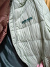 雪中飛兒童羽絨服輕薄保暖外套2025新款男女童裝秋冬季上衣 薄荷綠 140 曬單實(shí)拍圖