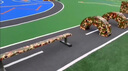 兒童幼兒戶外軍事體能訓練障礙器材迷彩酷跑攀爬訓練感統(tǒng)訓練器材 幼兒跑酷組合11件套 曬單實拍圖