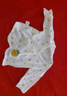 貝瑞加（Babyprints）嬰兒半背衣2件裝長(cháng)袖純棉寶寶上衣護肚和尚服家居內衣 兔子黃點(diǎn)59 曬單實(shí)拍圖