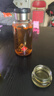 【送杯套】大容量加厚玻璃杯子便攜噸噸杯茶水分離帶杯套泡茶水杯 透明 1000ml噸噸桶 1只裝 曬單實(shí)拍圖