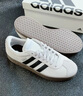 adidas T頭鞋 VL COURT復(fù)古板鞋德訓(xùn)鞋男女阿迪達(dá)斯輕運(yùn)動(dòng) 漢玉白/黑色/樹脂黃   42 曬單實(shí)拍圖